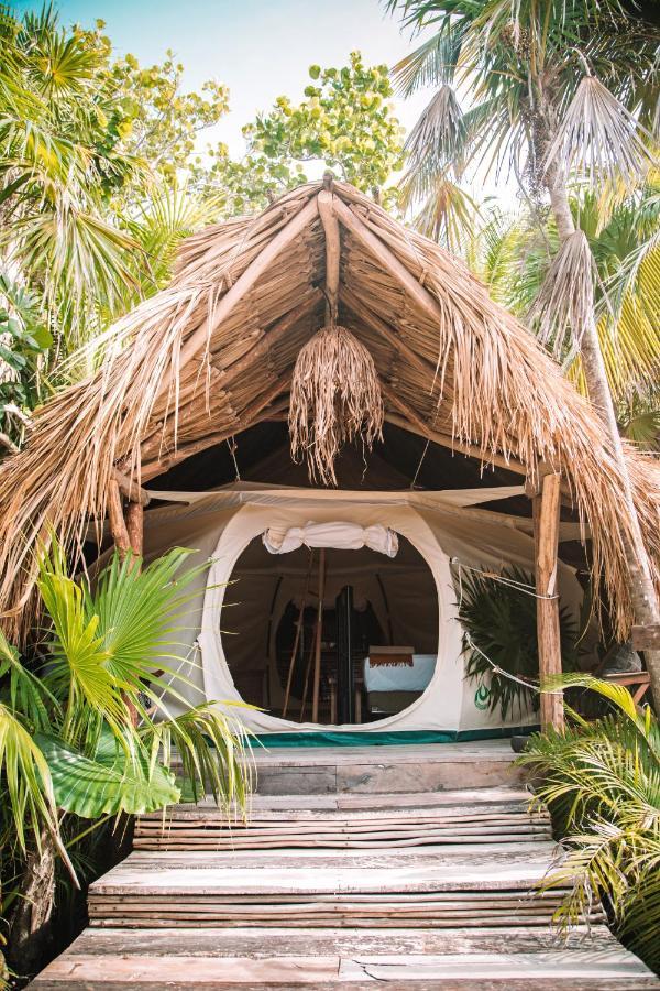 Отель Uman Glamping & Cenote Тулум Экстерьер фото